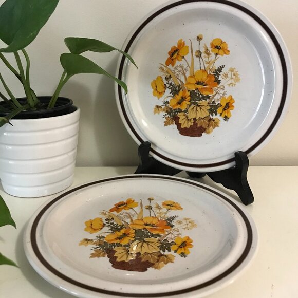 Vintage Baycrest Stoneware Side Plates - Replacement Side Plates - KAREN 3518 - Picture 1 of 3